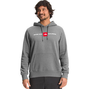 The North Face Men's Gray NSE Drawcord Pullover Hoodie Sweatshirt